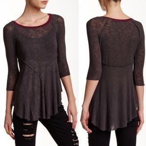 Free People Intimately Weekends Layer Tee Shirt